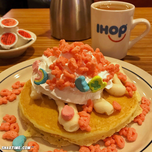 IHOP Cereal Pancakes: FRUITY LUCKY CHARMS, CINNAMON TOAST CRUNCH & CAP'N CRUNCH BREAKFAST FUN!