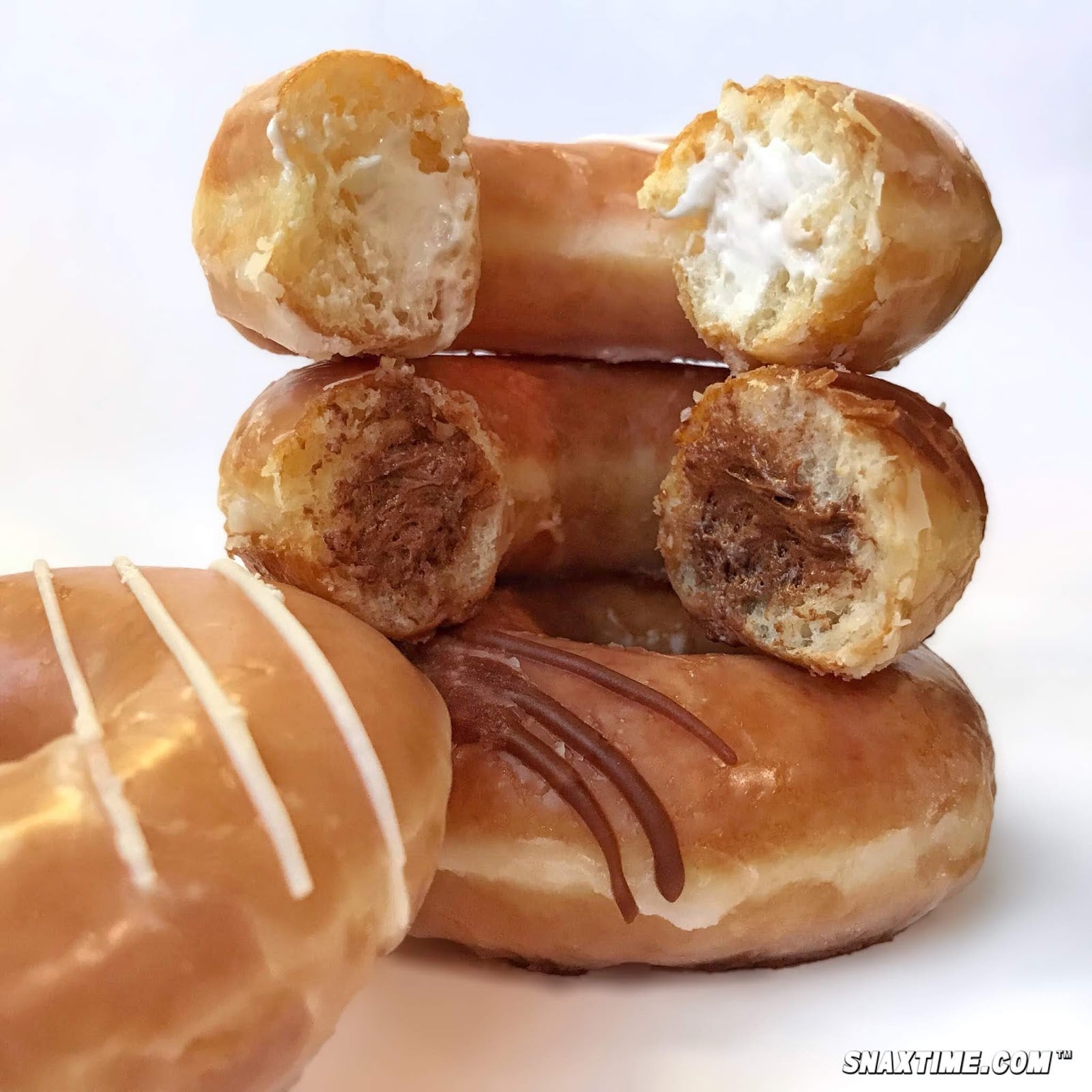 Krispy Kreme Original Filled Doughnuts Classic & Chocolate: TOTALLY OU ...