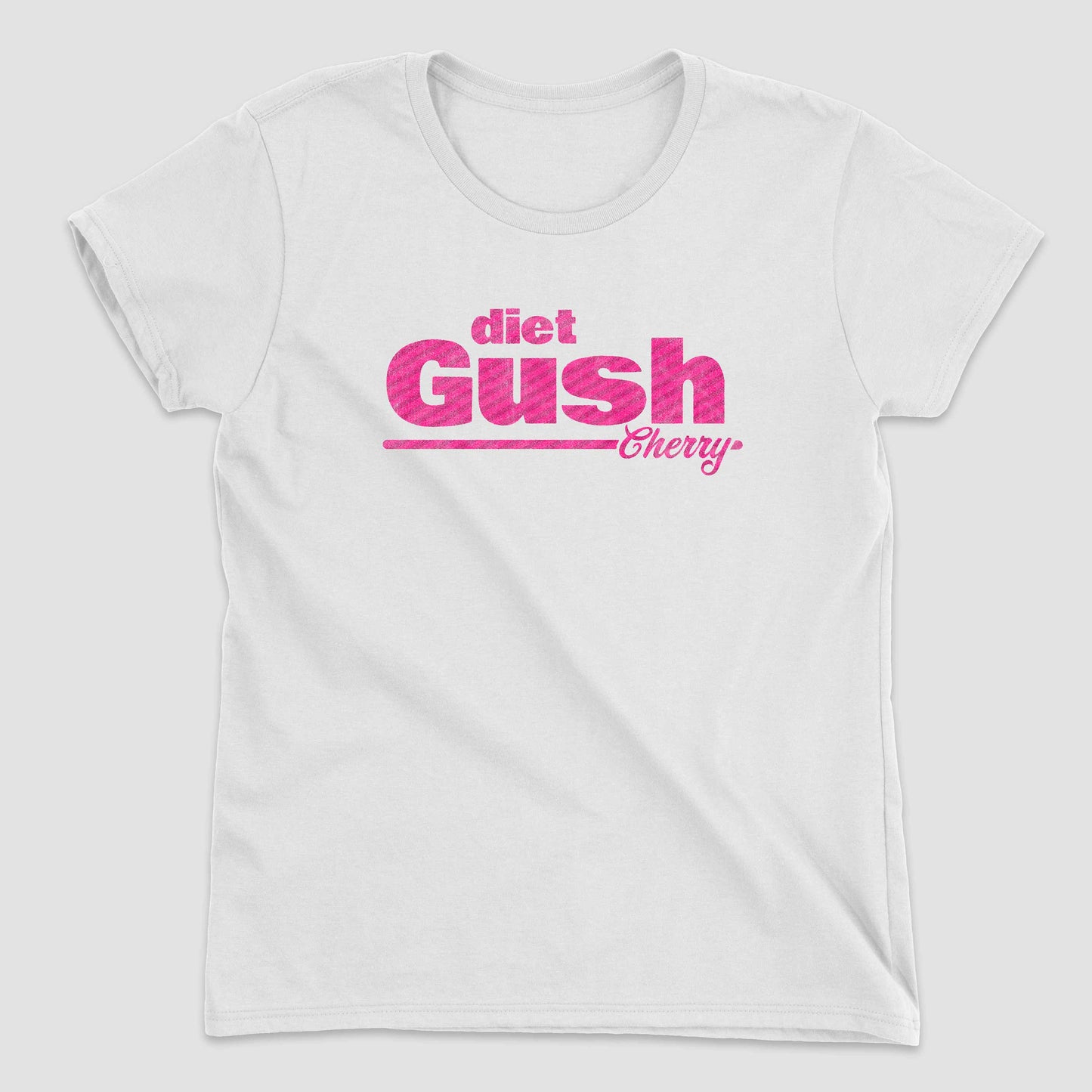 White Diet Gush Cherry Soda Women's Graphic T-Shirt by Snaxtime