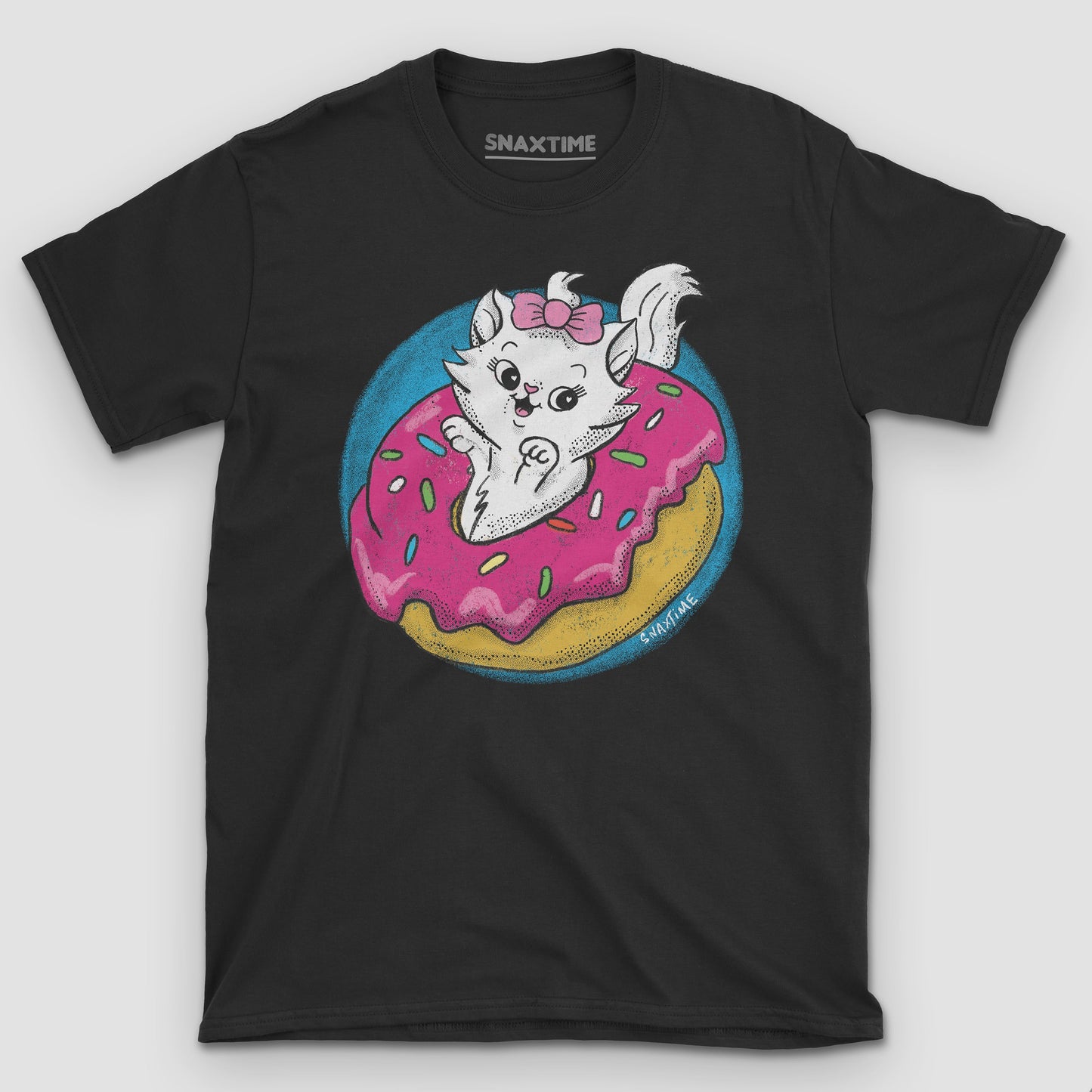 Donut Kitty Graphic T-Shirt by Snaxtime
