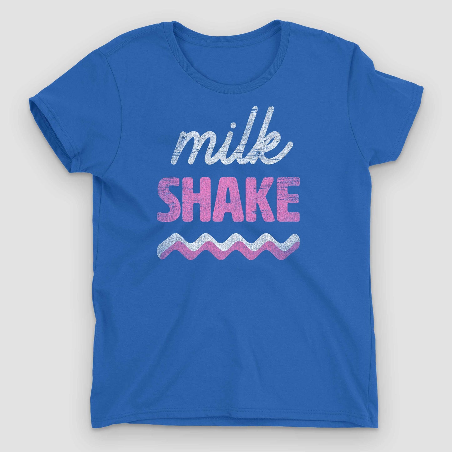 Royal Blue Milkshake Women's Graphic T-shirt by Snaxtime