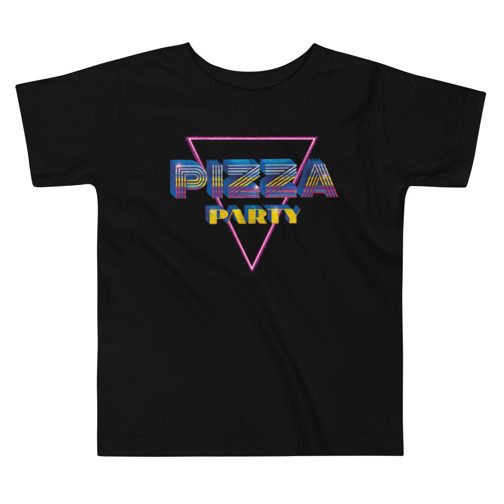 Pizza Party Graphic Toddler T-Shirt by Snaxtime