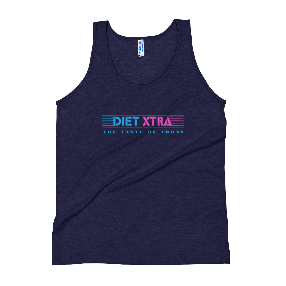 Tri-Indigo Diet Xtra Unisex Premium Tri Blend Tank Top by Snaxtime