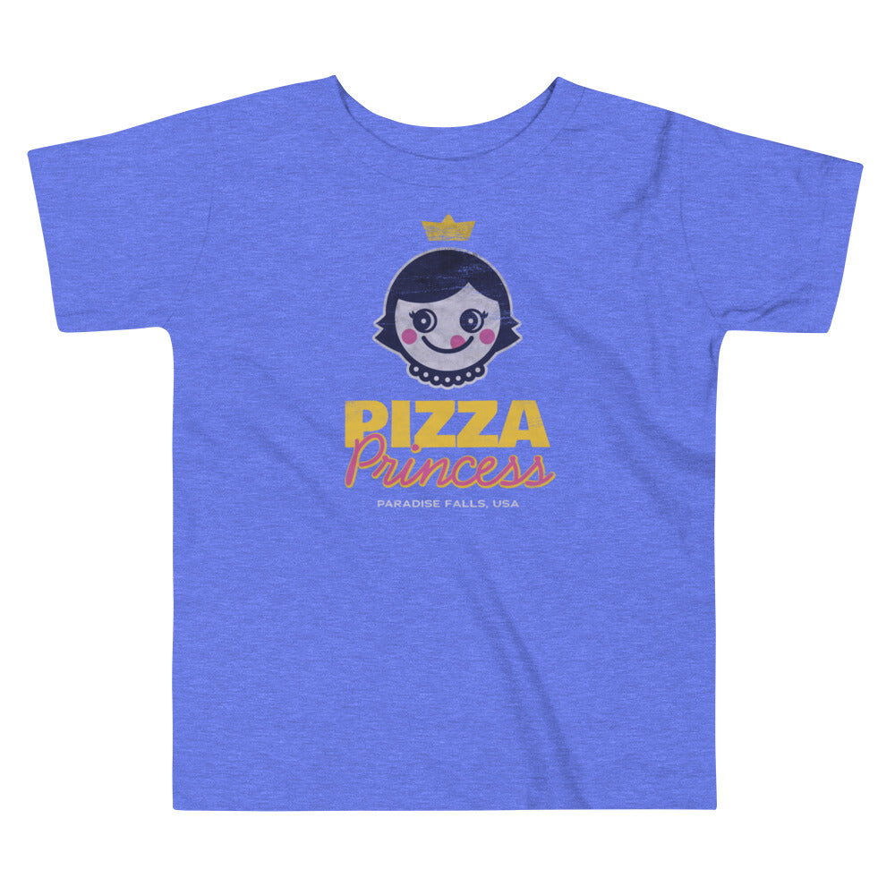 Pizza Princess Graphic Toddler T-Shirt by Snaxtime