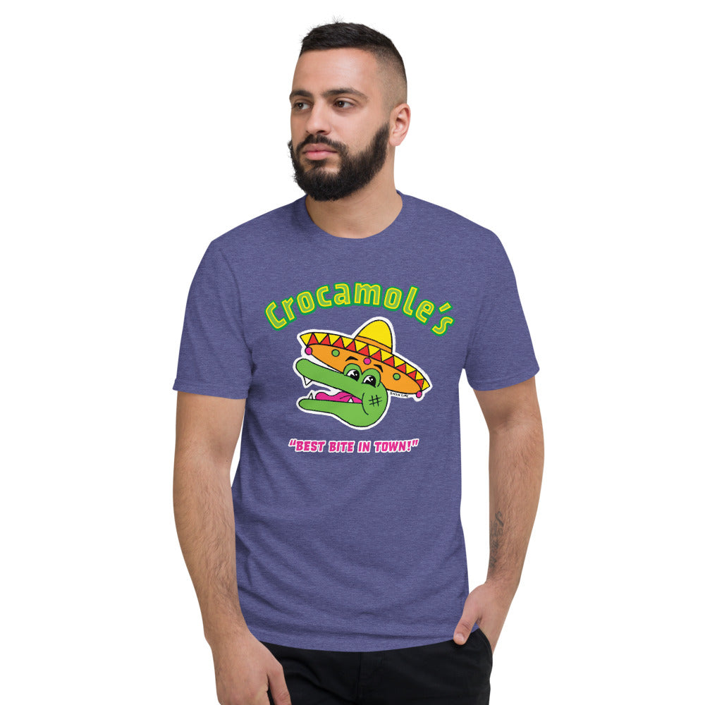 "Crocamole's" Mexican Restaurant Graphic T-Shirt - Snaxtime Retro Style Food Apparel