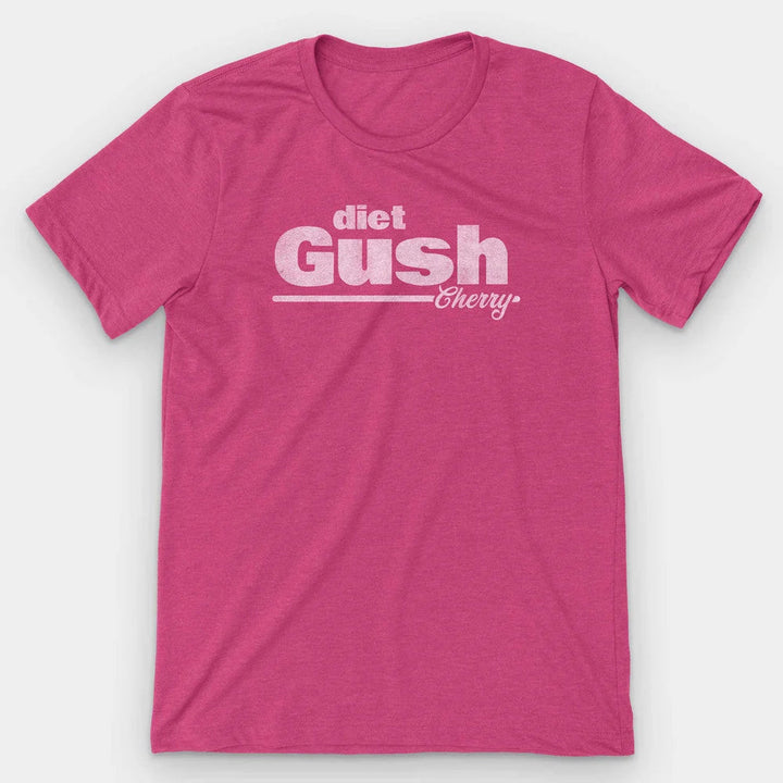 "Diet Gush" Retro Cherry Soda Pop Graphic T-Shirt