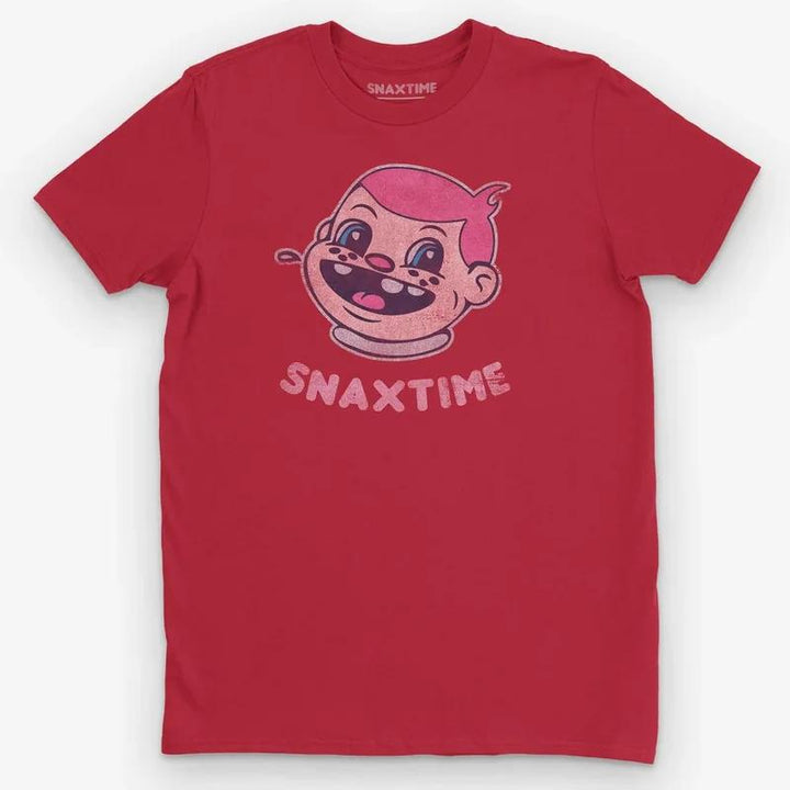 Snaxtime Original Retro Cartoon Logo Graphic T-Shirt