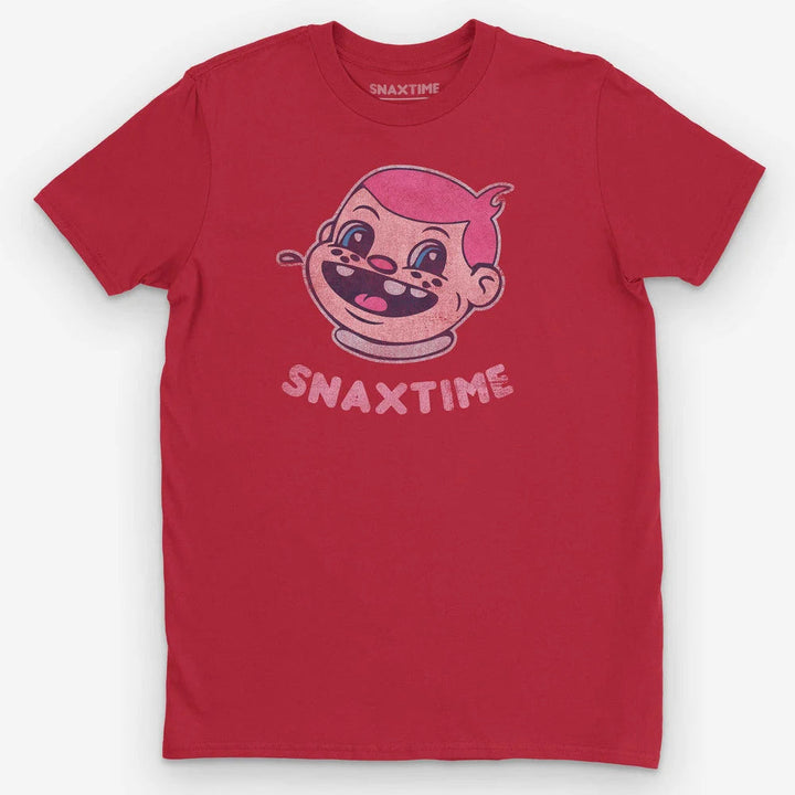 Snaxtime Original Retro Cartoon Logo Graphic T-Shirt