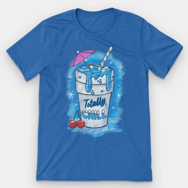 "Totally Chill" Retro Slushie Cup Graphic T-Shirt