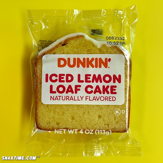 Dunkin Donuts Iced Lemon Loaf Cake