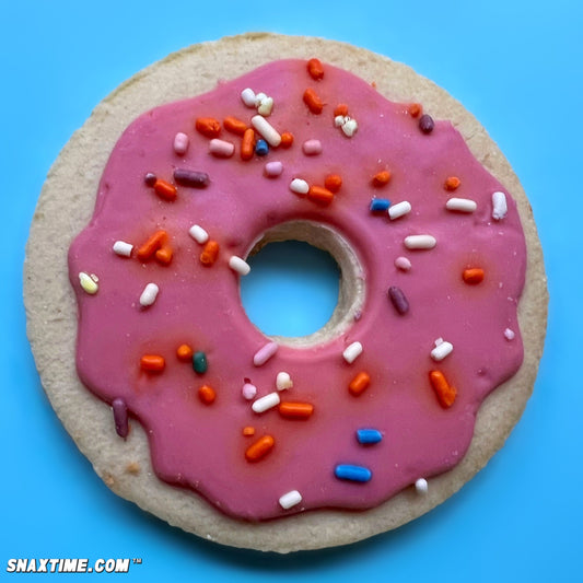 Dunkin Donuts Decorated Shortbread Cookie