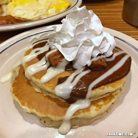 IHOP Mexican Churro Pancakes: DESSERT FOR BREAKFAST!