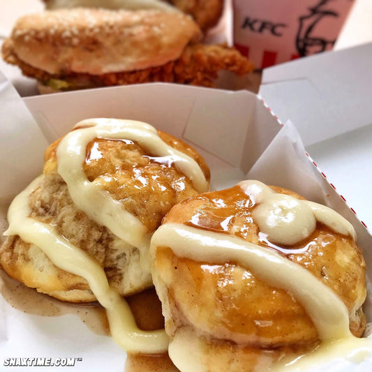 KFC Cinnabon Dessert Biscuits: KENTUCKY FRIED REALNESS!