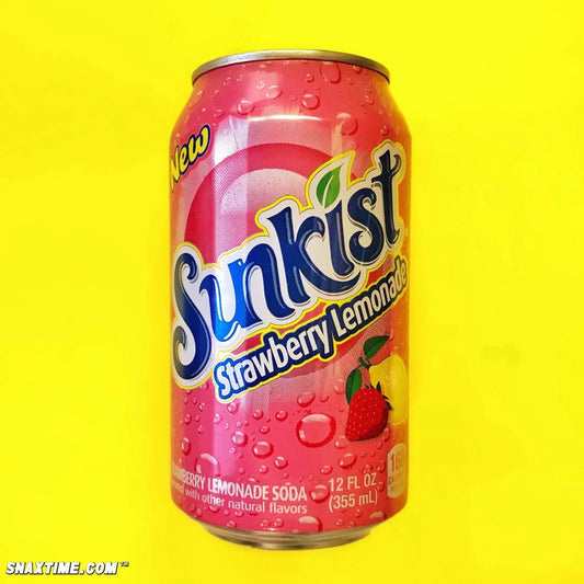 Sunkist Strawberry Lemonade Soda: SUMMER IN A CAN!