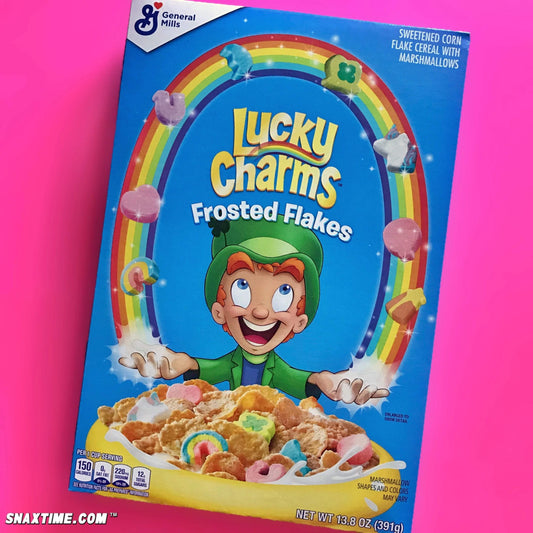 Lucky Charms Frosted Flakes: MARSHMALLOW SUGAR EXPLOSION!