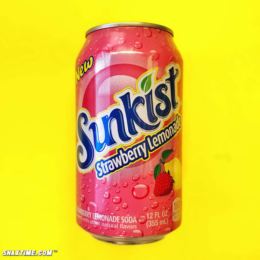 Sunkist Strawberry Lemonade Soda: SUMMER IN A CAN!