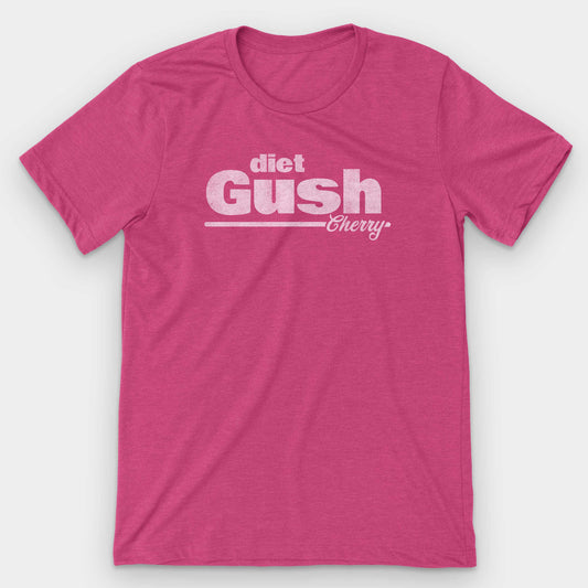 Heather Raspberry Diet Gush Cherry Soda Graphic T-Shirt by Snaxtime