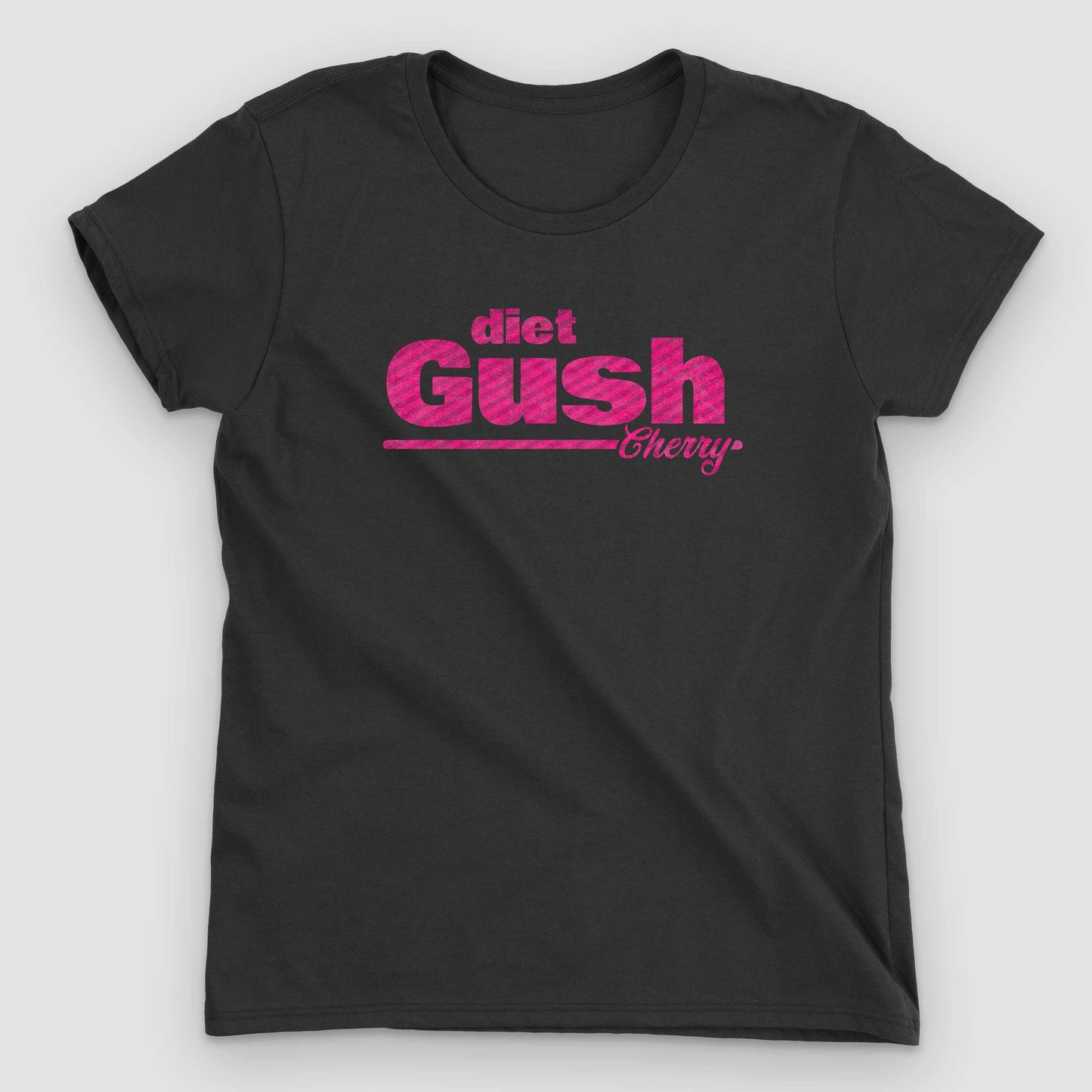 Black Diet Gush Cherry Soda Women's Graphic T-Shirt by Snaxtime