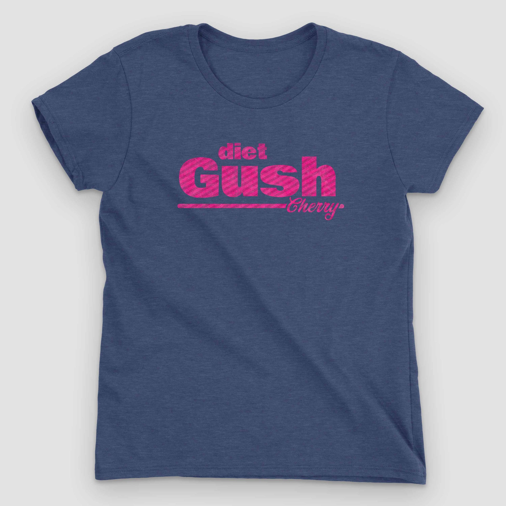 Heather Blue Diet Gush Cherry Soda Women's Graphic T-Shirt by Snaxtime