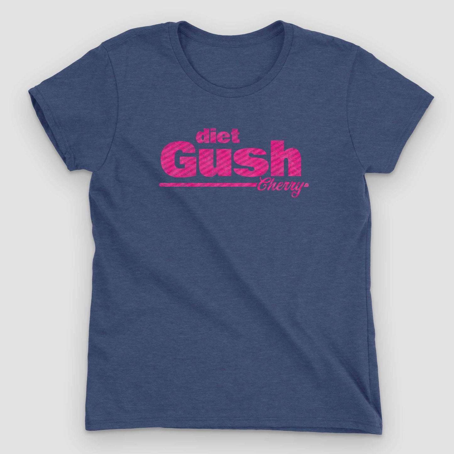Heather Blue Diet Gush Cherry Soda Women's Graphic T-Shirt by Snaxtime