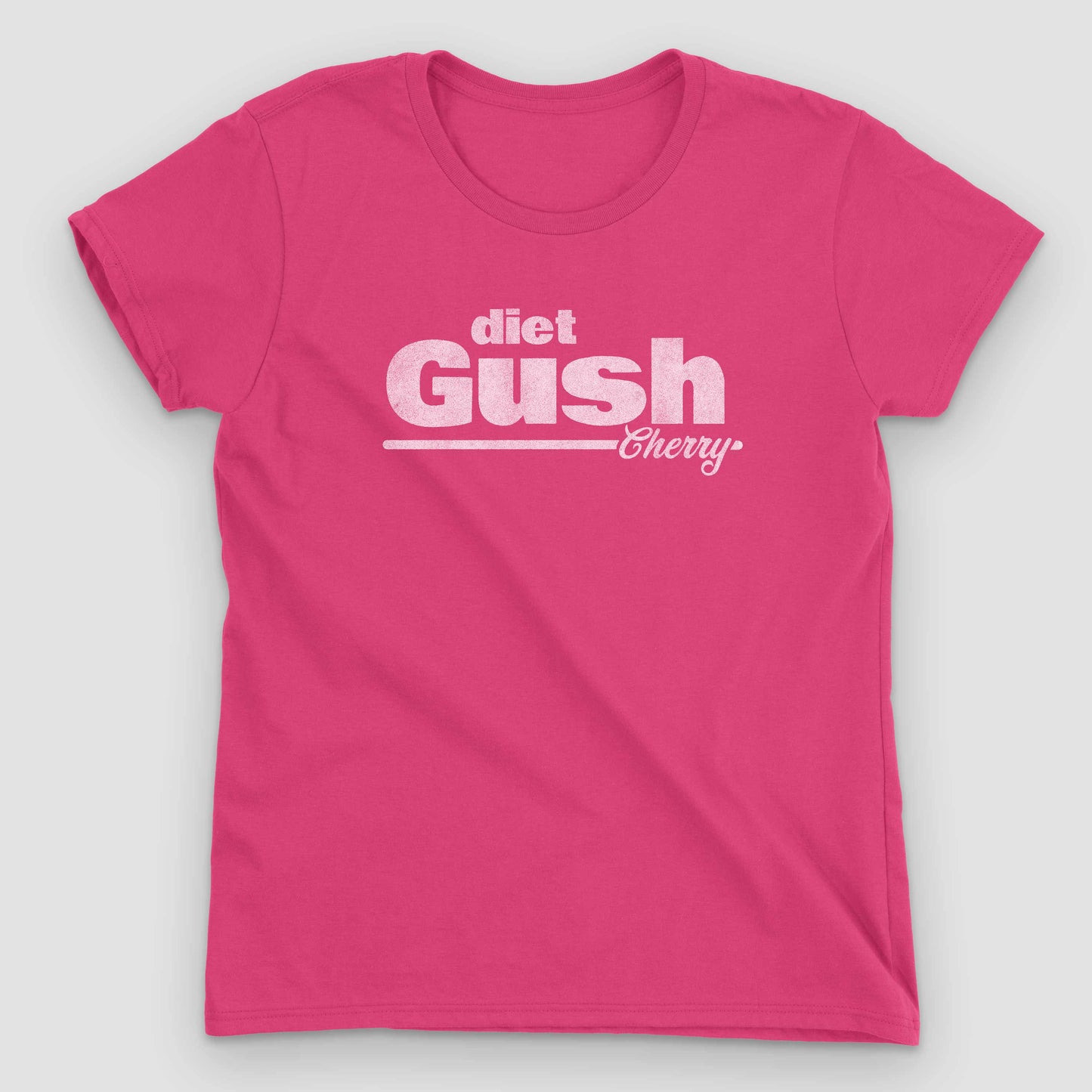 Hot Pink Diet Gush Cherry Soda Women's Graphic T-Shirt by Snaxtime