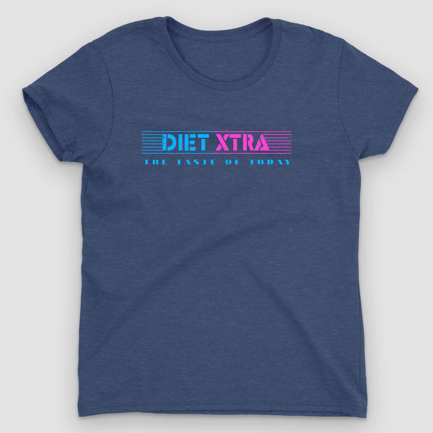 Heather Blue Diet Xtra Soda Women's Graphic T-Shirt by Snaxtime