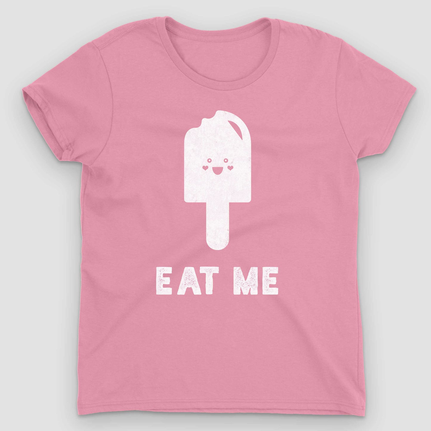 Charity Pink Eat Me Women's Graphic T-Shirt by Snaxtime