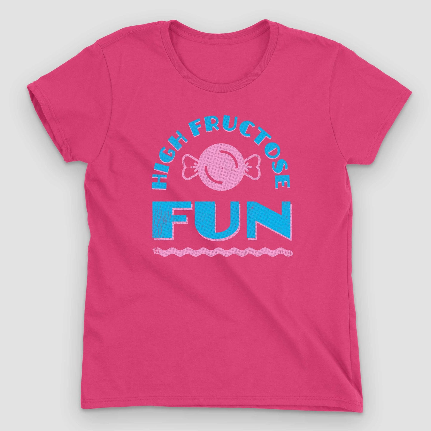 Heather Dark Grey High Fructose Fun Women's Graphic T-Shirt by Snaxtime