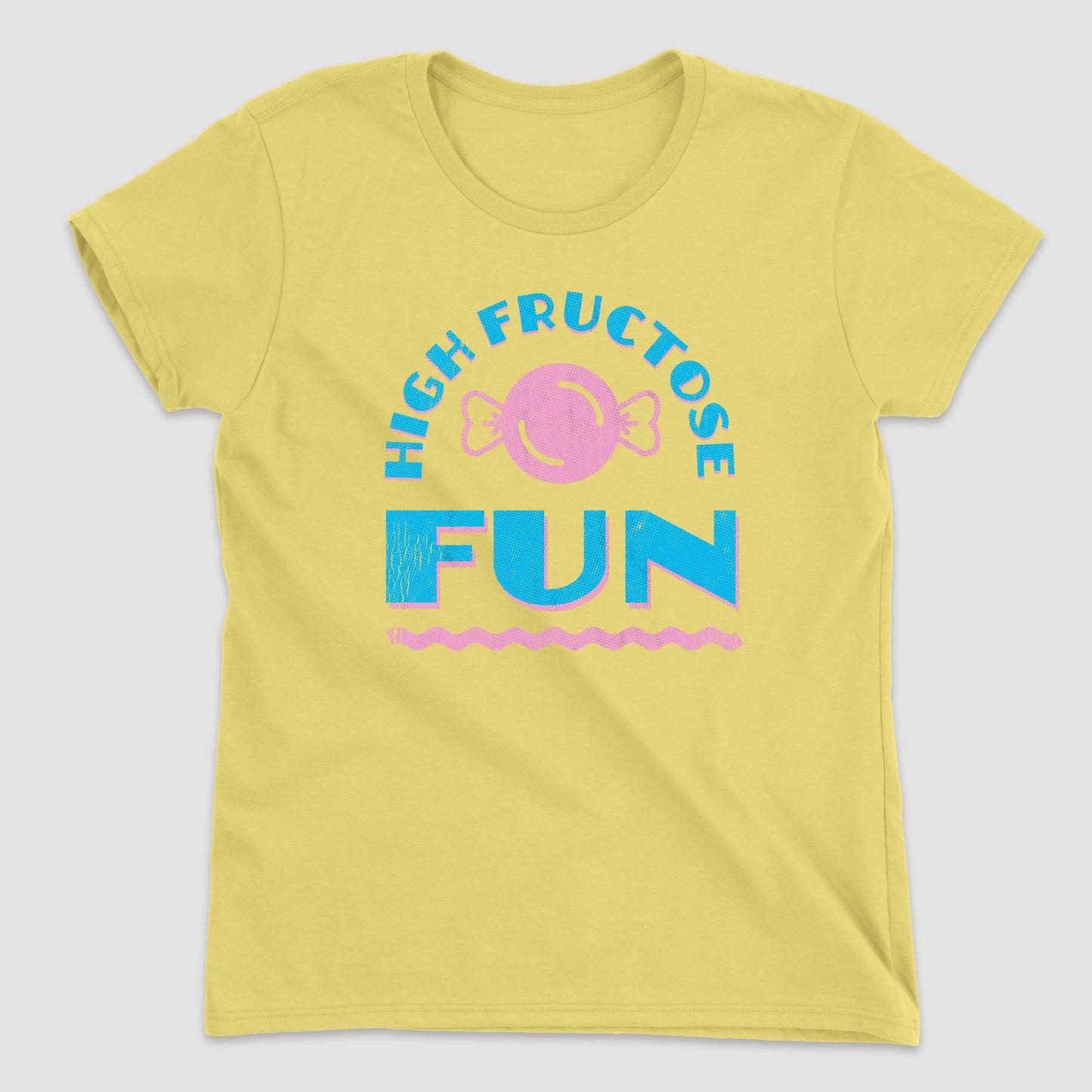 Spring Yellow High Fructose Fun Women's Graphic T-Shirt by Snaxtime