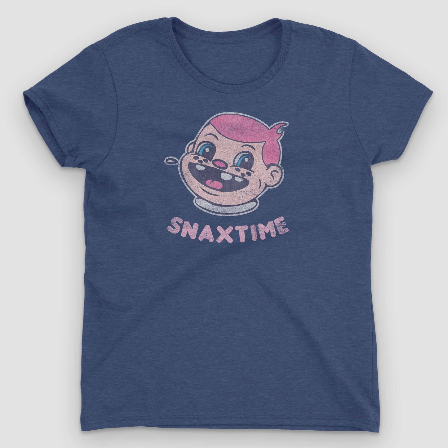 Heather Blue Snaxtime Original Women's Graphic T-Shirt by Snaxtime