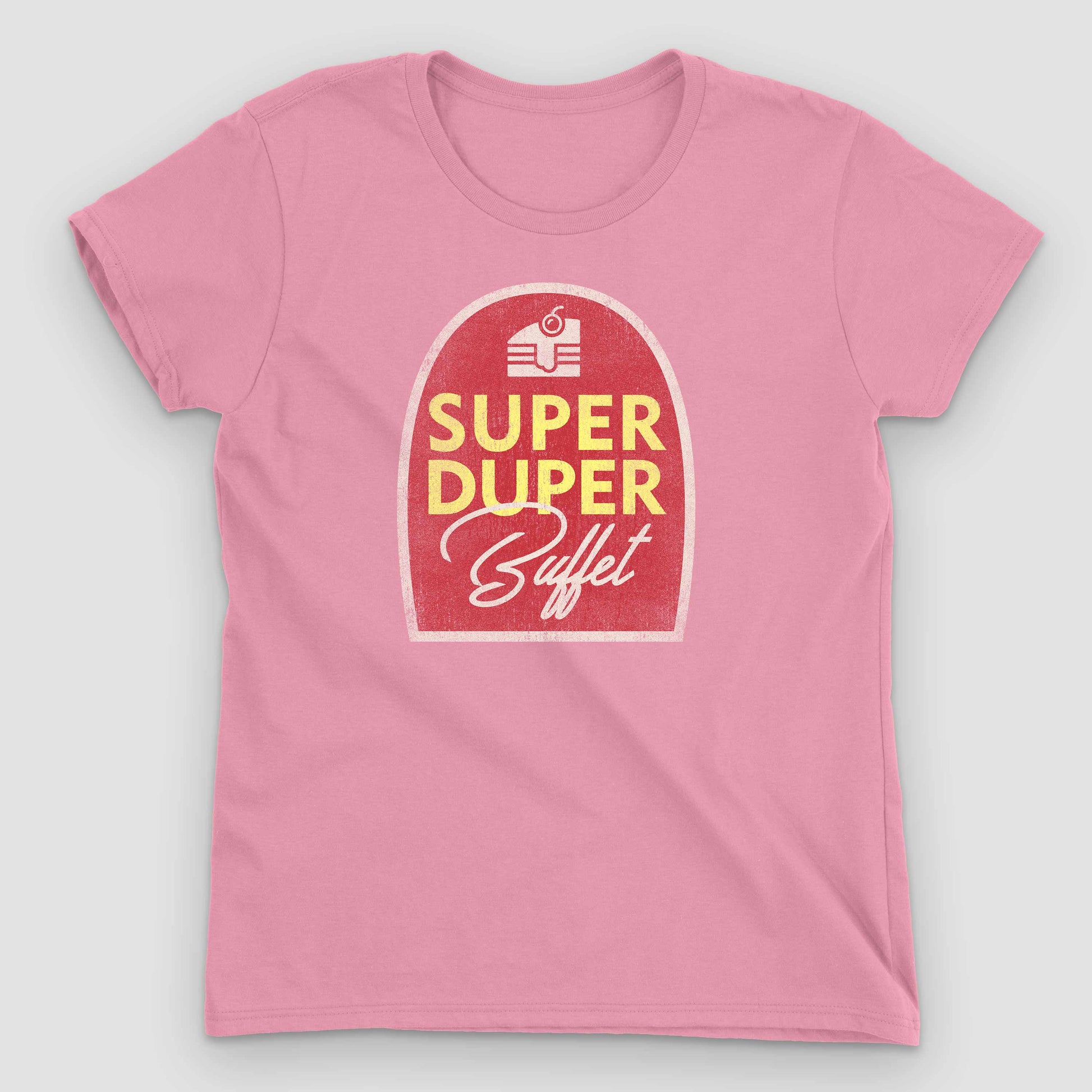 Charity Pink Super Duper Buffet Women's T-Shirt by Snaxtime