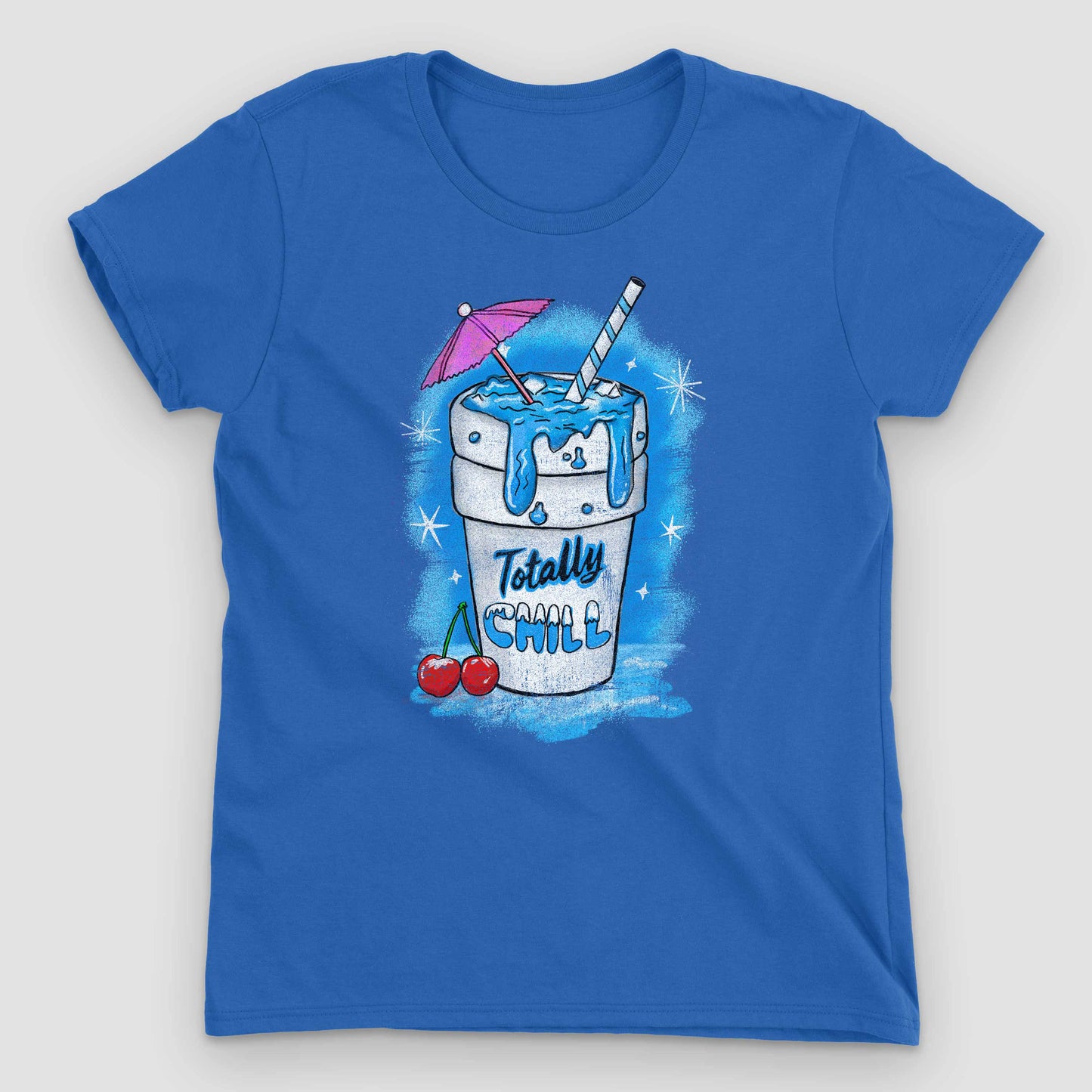 Royal Blue Totally Chill Women's Graphic T-Shirt by Snaxtime