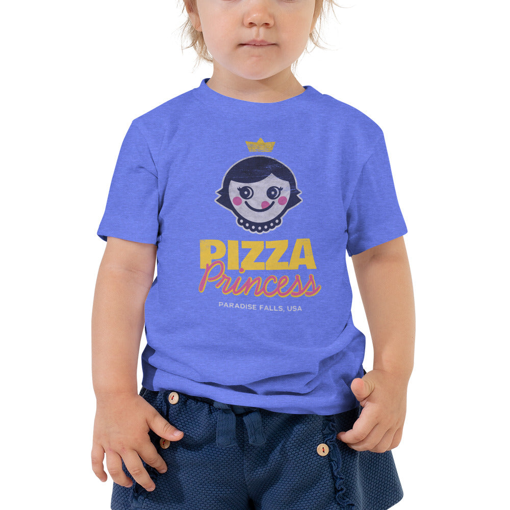  Pizza Princess Graphic Toddler T-Shirt by Snaxtime