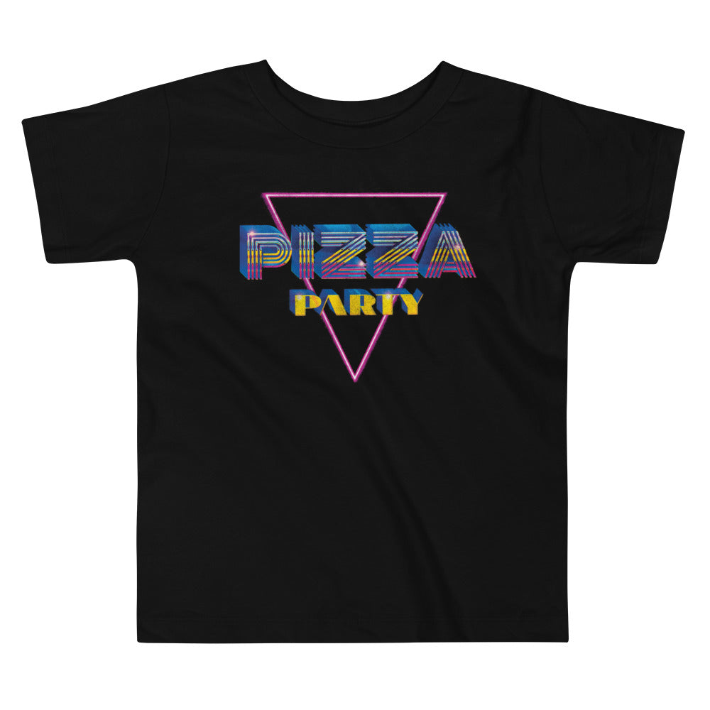  Pizza Party Graphic Toddler T-Shirt by Snaxtime