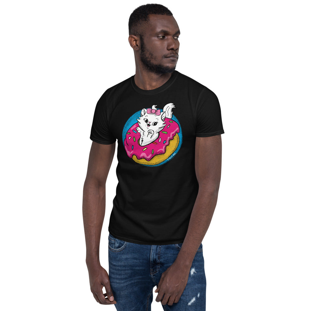  Donut Kitty Graphic T-Shirt by Snaxtime