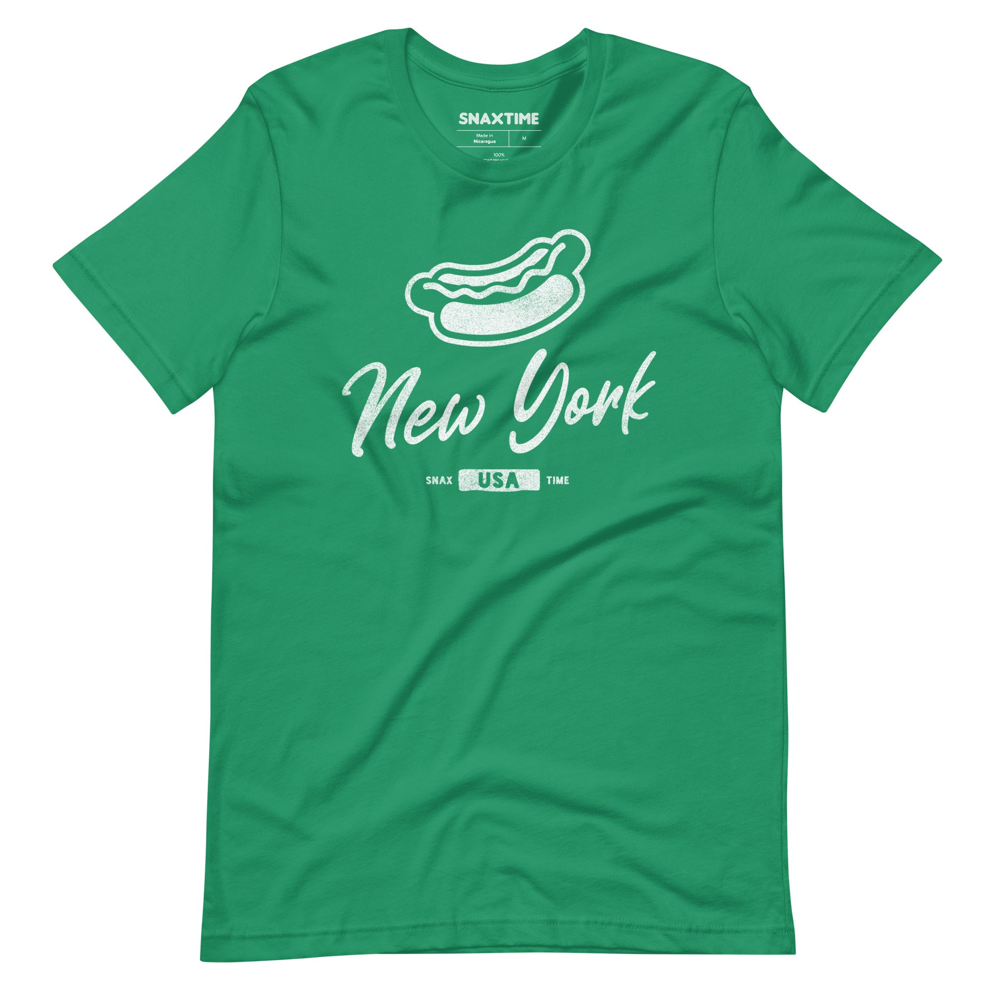 Kelly New York City Hot Dog Graphic T-Shirt by Snaxtime